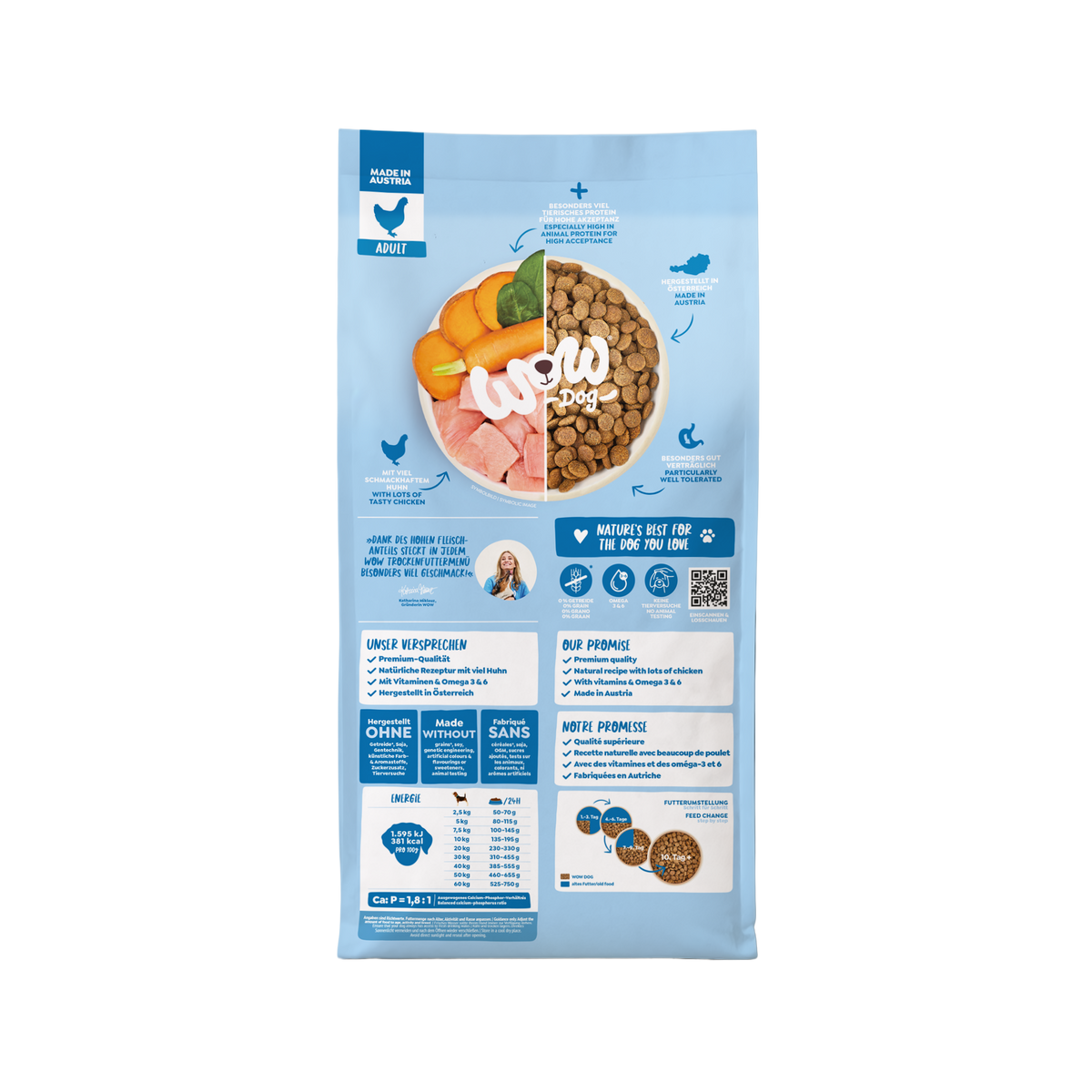 WOW TORRFODER VUXEN Kyckling 6kg
