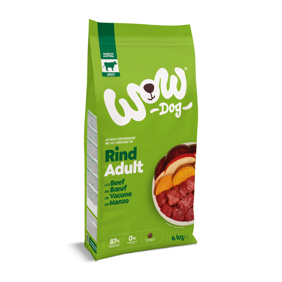WOW TORRFODER VUXEN Biff 6kg