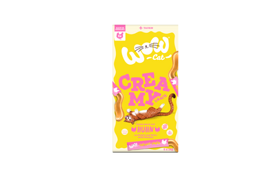 WOW CAT Krämiga snacks med kyckling 5x16g