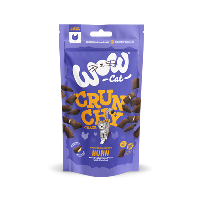 WOW CAT Krispiga snacks med kyckling 60g