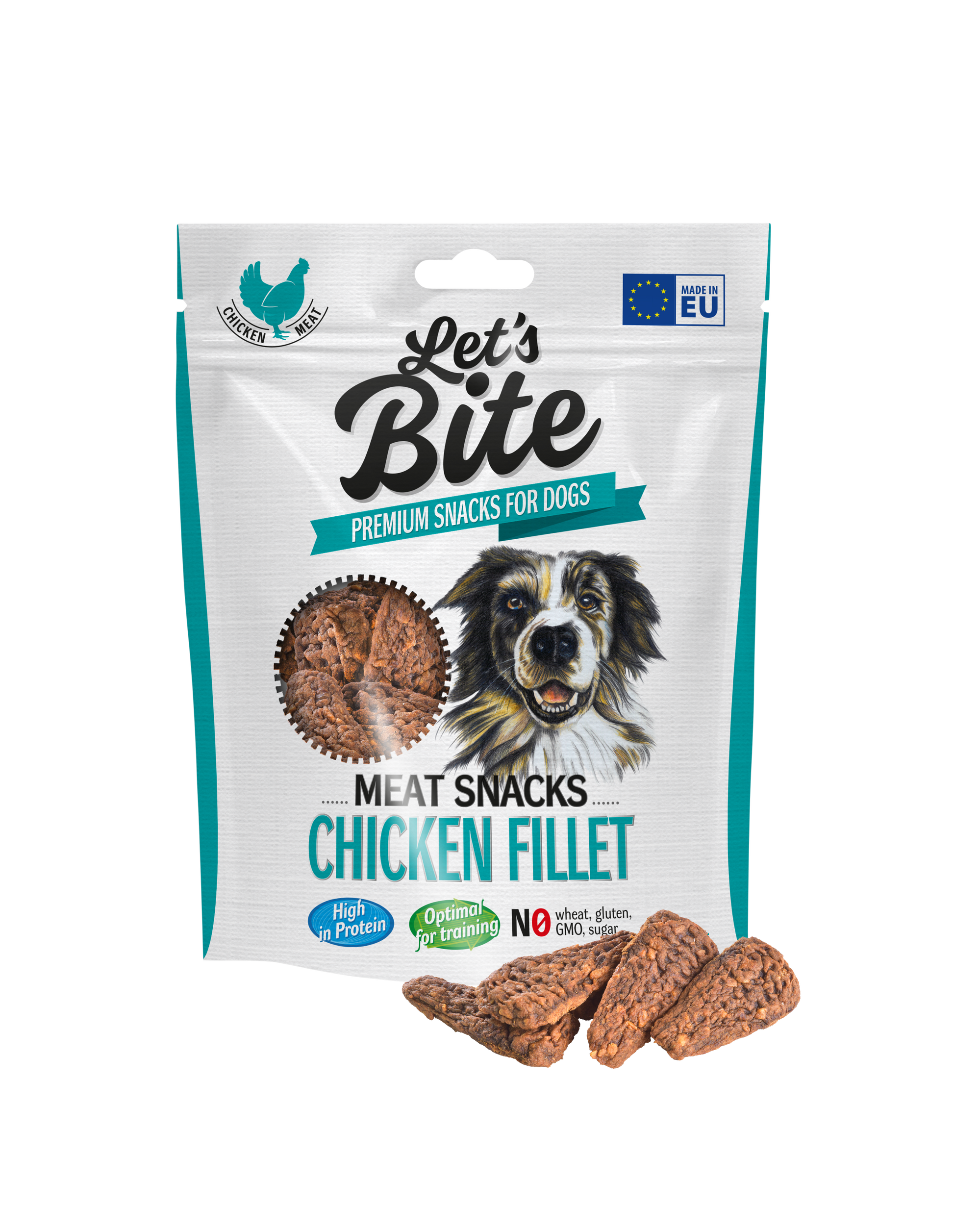 Let´s Bite Meat Snacks. Kycklingfile 300g