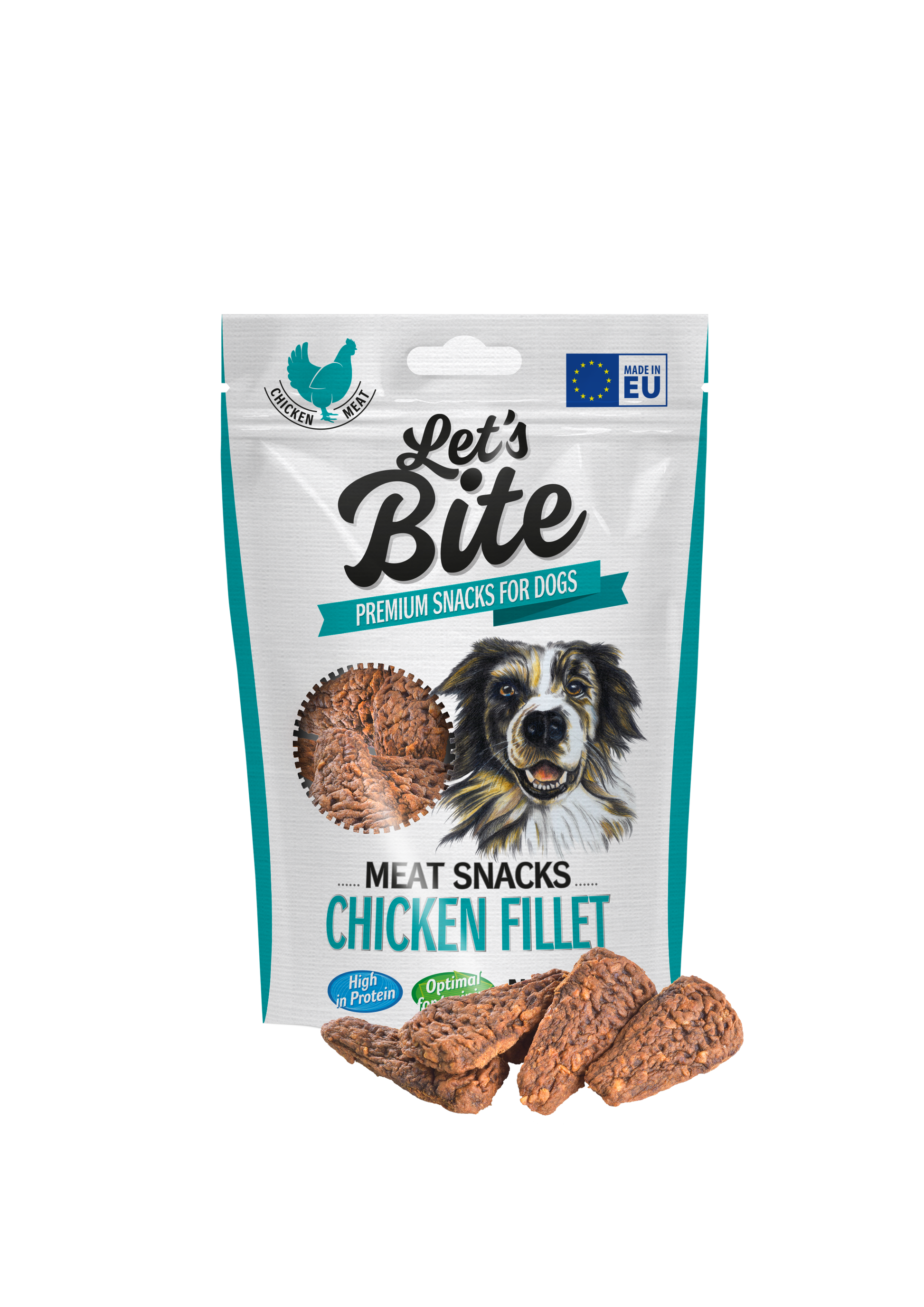 Let´s Bite Meat Snacks. Kycklingfile 80g