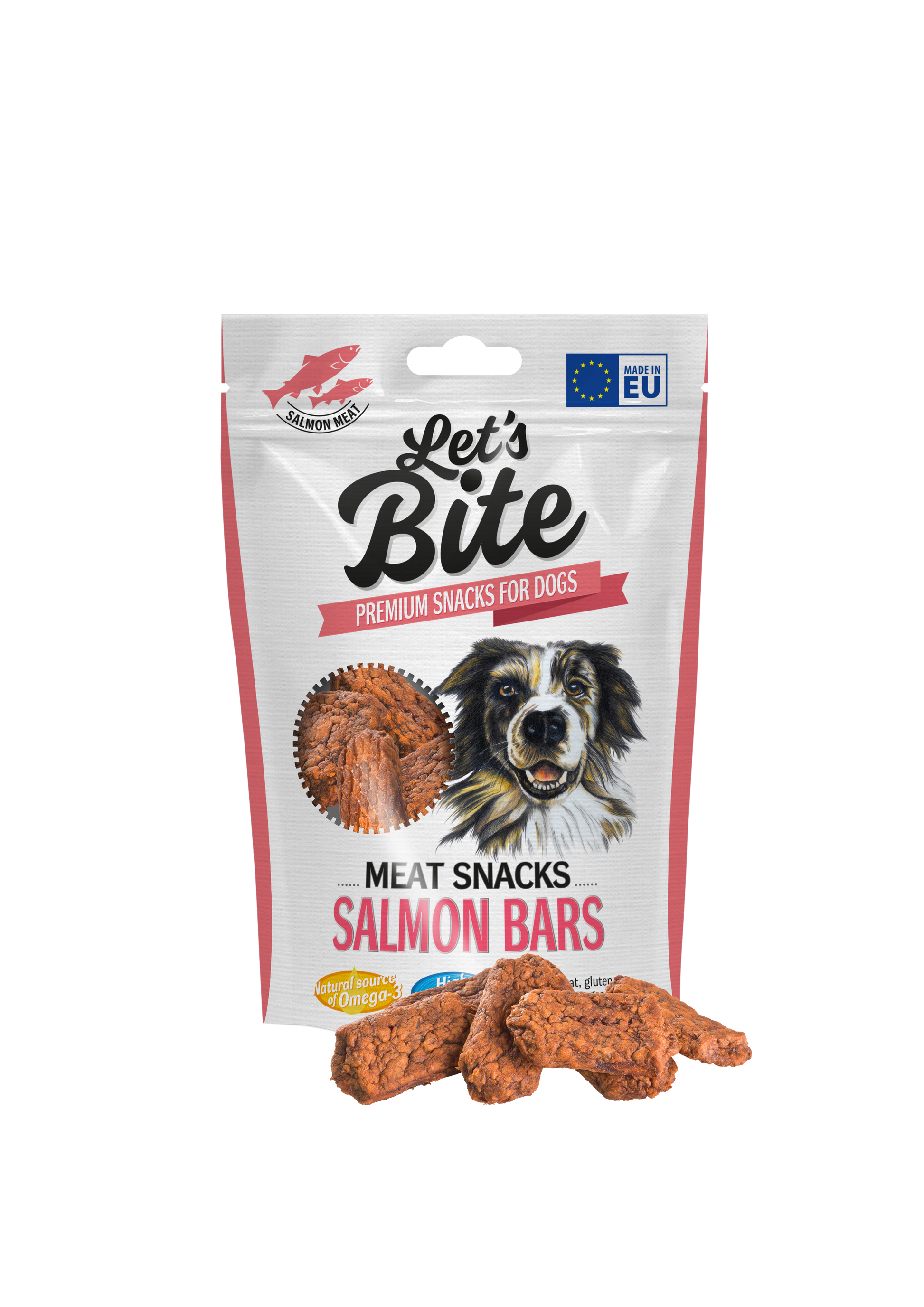 Let´s Bite Meat Snacks. Laxbars 80g