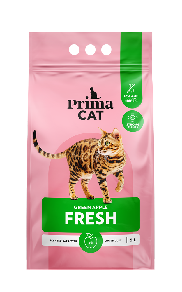 PC Fresh Apple Kattsand, Vit 5L