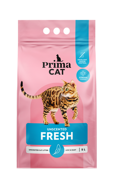 PC Fresh Unscented Kattsand, Vit 5L