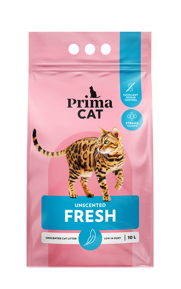 PC Fresh Unscented Kattsand, Vit 10L