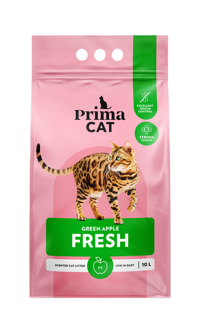 PC Fresh Apple Kattsand, Vit 10L