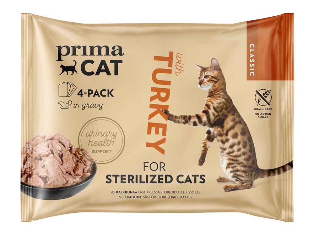 PC Classic Sterilized Kalkon i Sås 4x85g