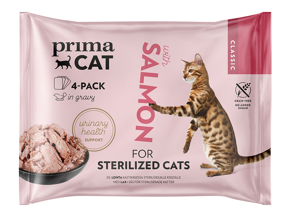 PC Classic Sterilized Lax i Sås 4x85g