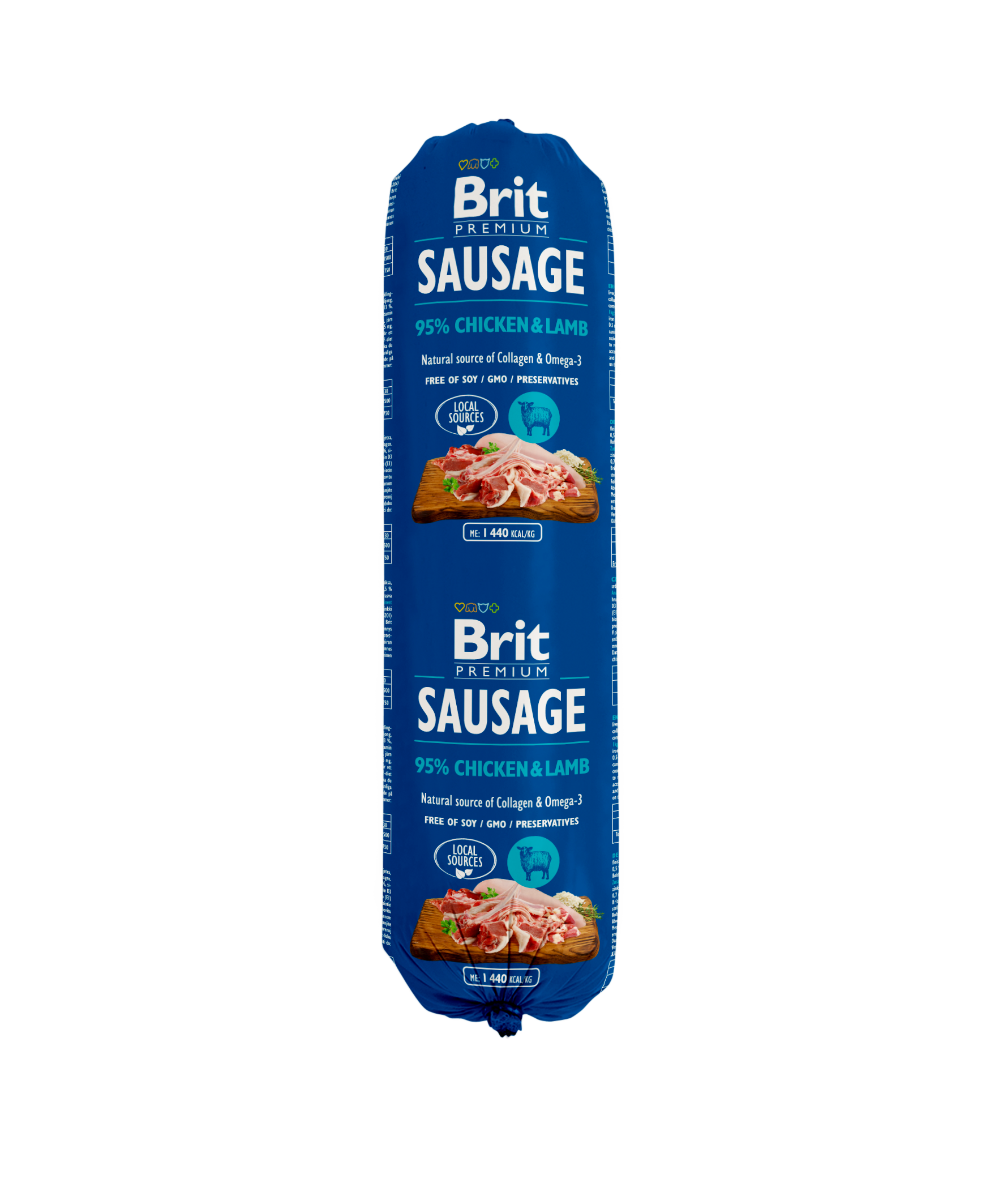 Brit Premium Korv Kyckling & Lamm 800g