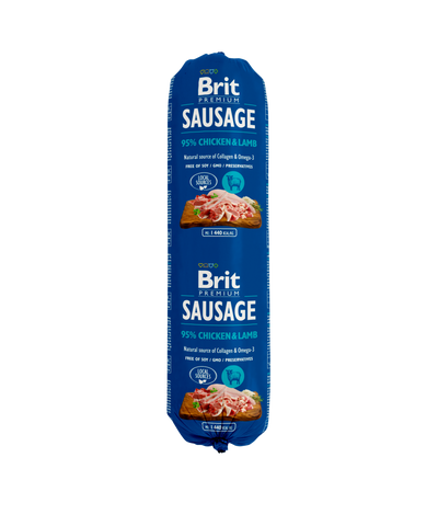 Brit Premium Korv Kyckling & Lamm 800g