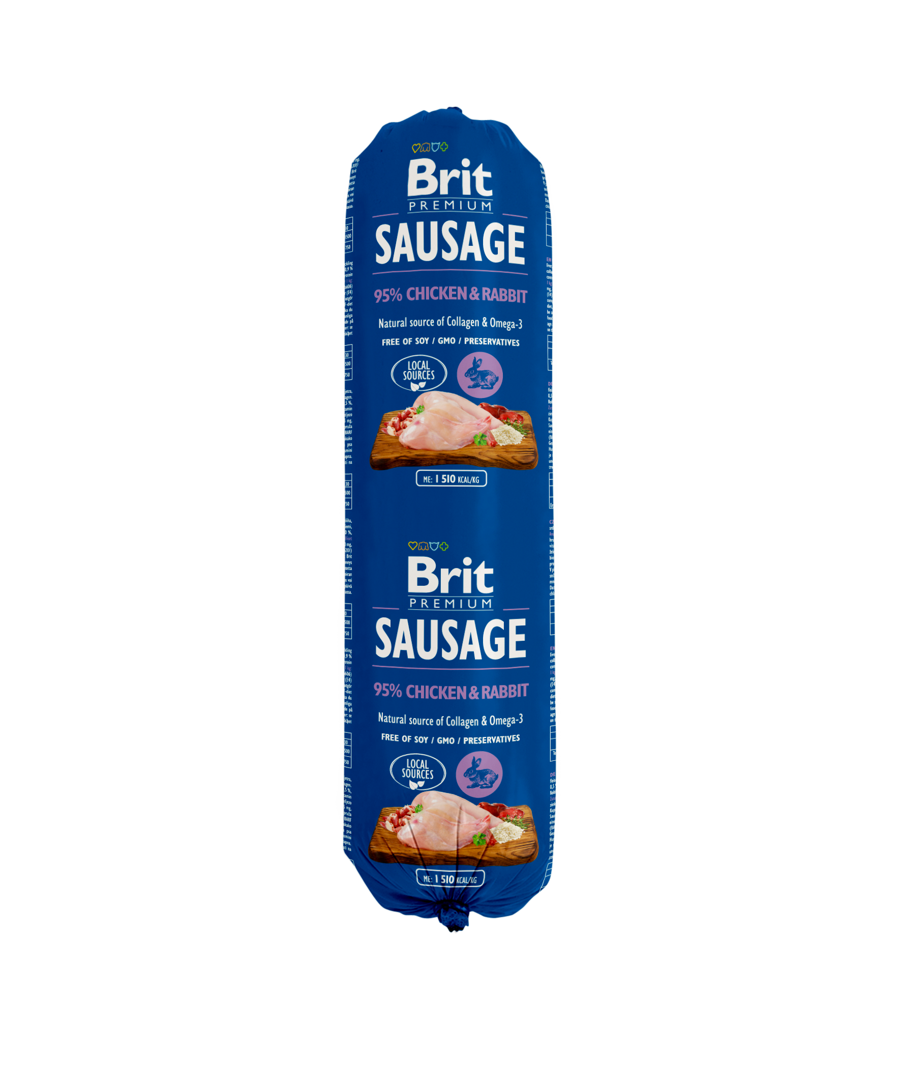 Brit Premium Korv Kyckling & Kanin 800g