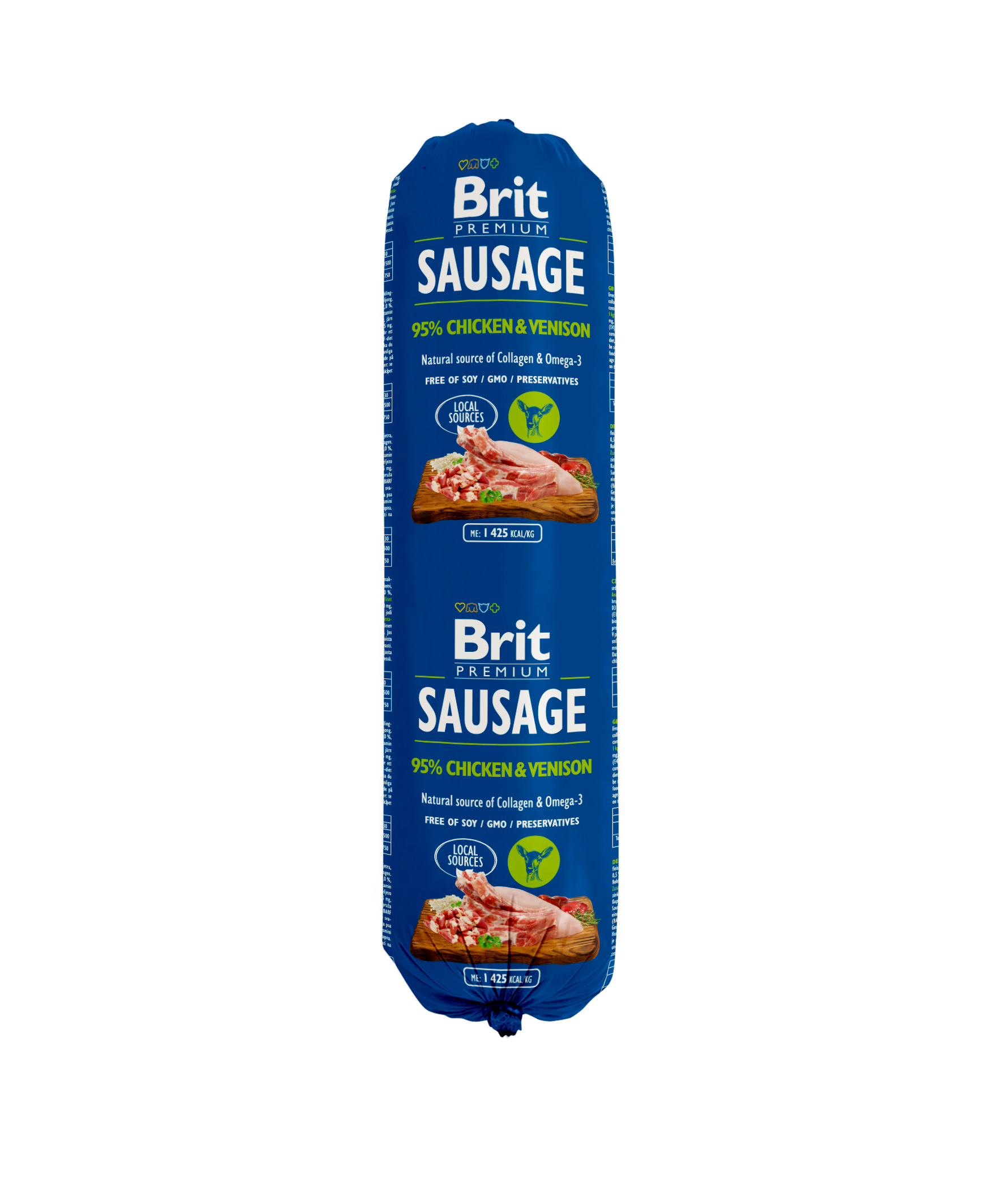 Brit Premium Korv Kyckling & Vilt 800g