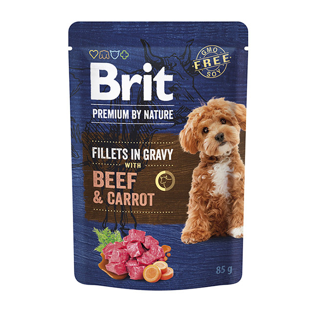 Brit PbN Filéer i Sås Biff och Morot 85g 