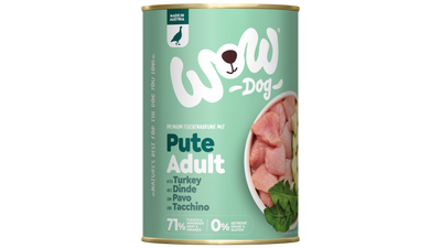 WOW DOG VUXEN Kalkon 400g