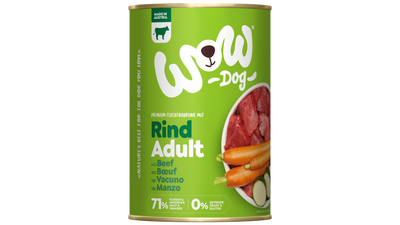 WOW DOG VUXEN Biff 400g