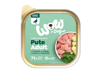 WOW DOG VUXEN Kalkon 150g