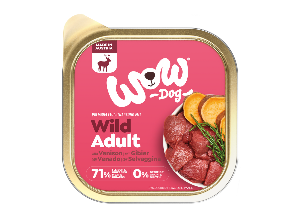 WOW DOG VUXEN Vilt 150g