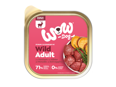 WOW DOG VUXEN Vilt 150g