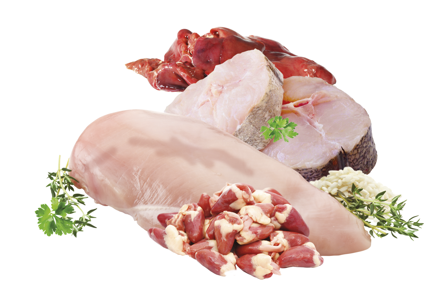 Brit Premium Korv Kyckling & Vit fisk 800g